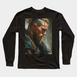 Saga of the Norse: Viking Exploration, Epic Tales, and Anime-Manga Heritage in Vinland Saga Art Long Sleeve T-Shirt